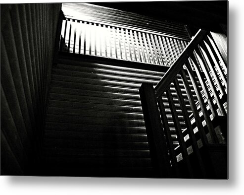 Stairway Metal Print featuring the photograph The Mystery by Marysue Ryan