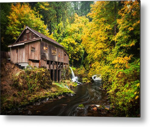 Mill Metal Print featuring the photograph The Old Mill by Brian Bonham