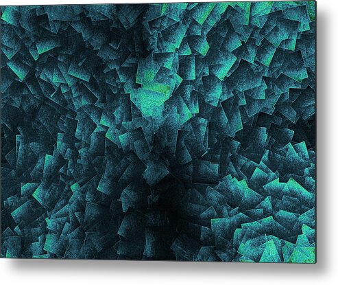 Abstract Metal Print featuring the digital art Thursday Afternoon by Jeff Iverson