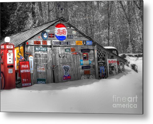 Barn Metal Print featuring the photograph To-morrow by Brenda Giasson