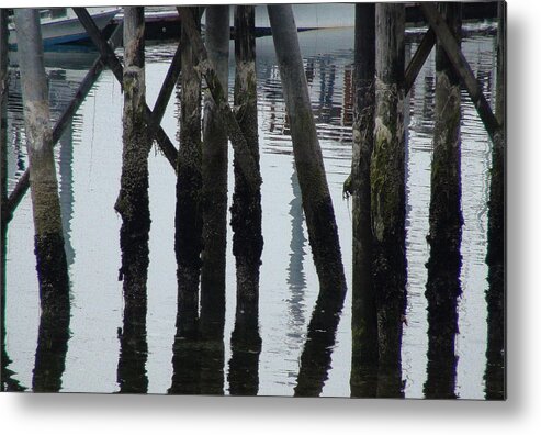  Metal Print featuring the photograph Under The Boardwalk by Susan Stephenson