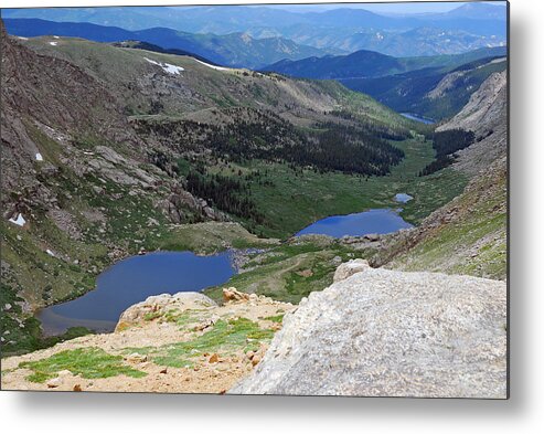 Chicago Lakes Metal Print featuring the photograph View From Atop Mt. Evans by Robert Meyers-Lussier