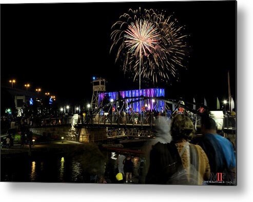 Buffalo Metal Print featuring the photograph 012 Canalside 4th Of July 2016 by Michael Frank Jr