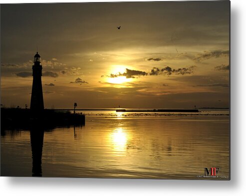 Buffalo Metal Print featuring the photograph 09 Sunsets Make You Happy by Michael Frank Jr