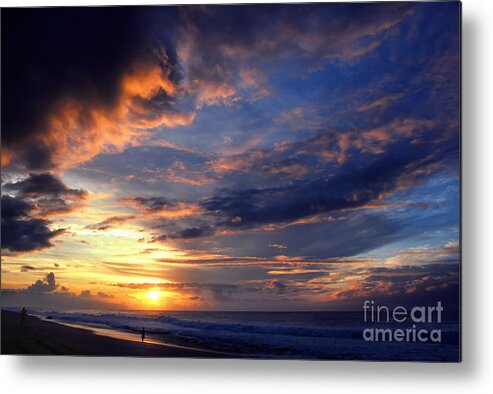 Usa Metal Print featuring the photograph Banzai Beach Sunset #1 by Thomas R Fletcher