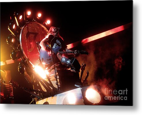 Davegrohl Metal Print featuring the photograph Dave Grohl - Foo Fighters #1 by Jennifer Camp