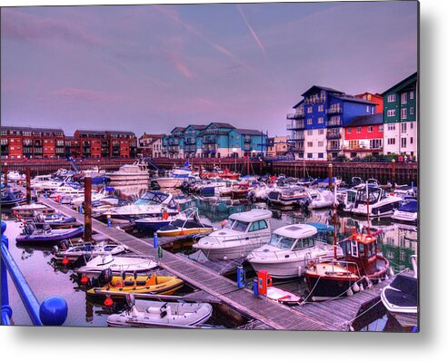 Marina Metal Print featuring the photograph Exmouth Marina #2 by Jeff Townsend