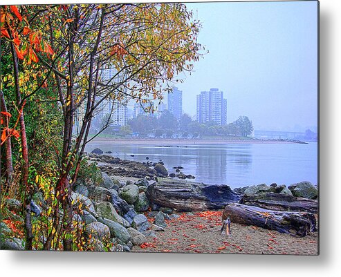 Fall Metal Print featuring the photograph Fall at Stanley Park #1 by Dale Stillman