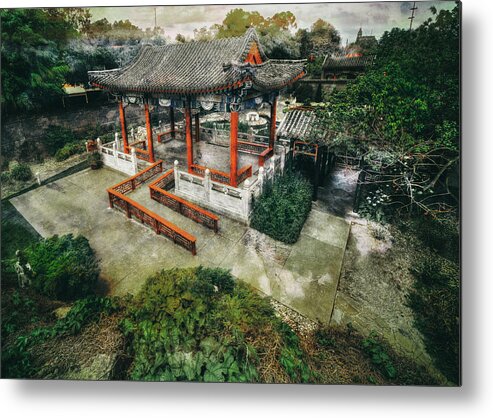 Garden Metal Print featuring the photograph Jade Garden #2 by Wayne Sherriff