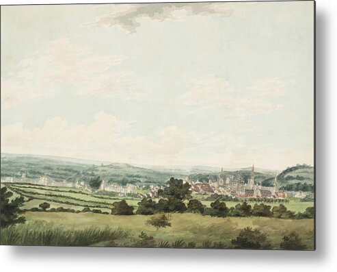 Joseph Mallord William Turner 1775�1851  Oxford From The South-west Metal Print featuring the painting Oxford by Joseph Mallord