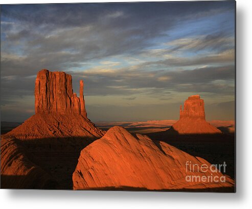 Mittens Metal Print featuring the photograph The Mittens #2 by Timothy Johnson