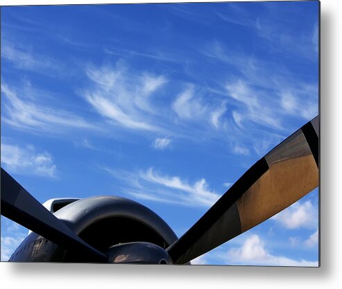Photograph Metal Print featuring the photograph Time Flies #2 by Rhonda McDougall