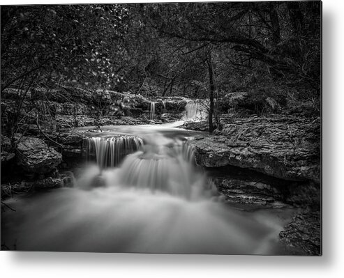 Waterfall Metal Print featuring the photograph Waterfall in Austin Texas by Todd Aaron