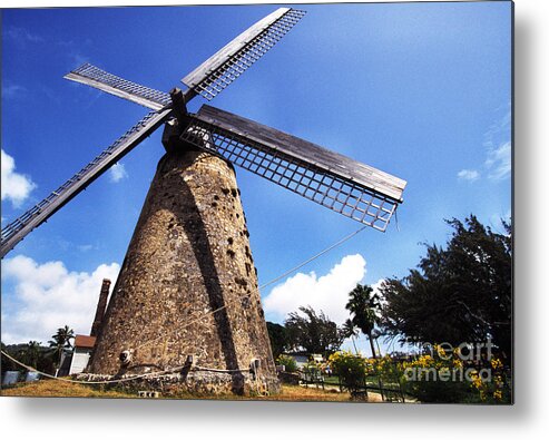 Morgan Lewis Mill Metal Print featuring the photograph Windmill Cherry Tree Hill #1 by Thomas R Fletcher