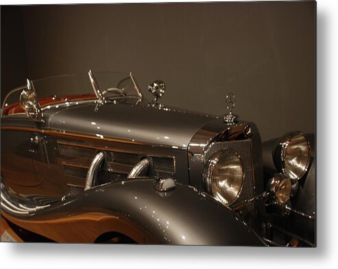 1937 Mercedes Benz 540k Special Roadster Canvas Framed Print Metal Print featuring the photograph 1937 Mercedes-Benz 540K Special Roadster by Renee Holder