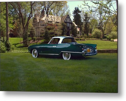 1956 Nash Metal Print featuring the photograph 1956 Nash Rambler Palm Beach coupe by Tim McCullough