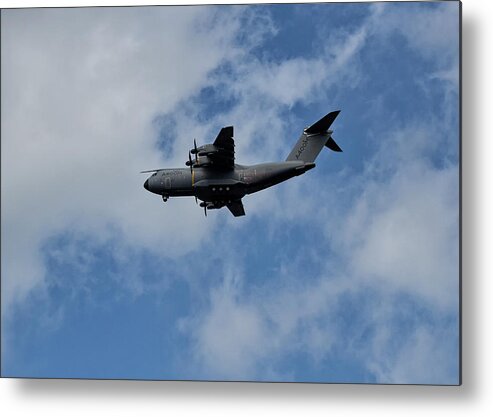 Transportation Metal Print featuring the photograph Airbus A400M #2 by Shirley Mitchell
