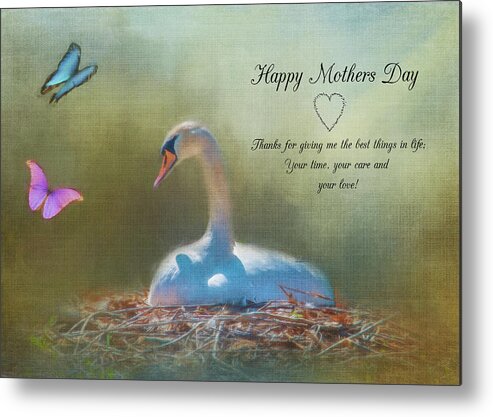 Mother Metal Print featuring the photograph Happy Mothers Day by Cathy Kovarik