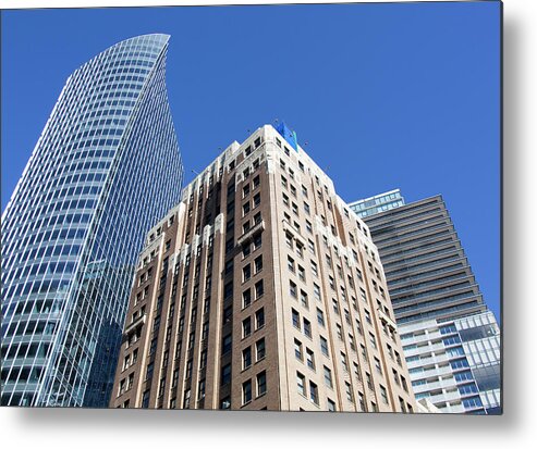 Buildings Metal Print featuring the photograph Reaching The Sky #2 by Ramunas Bruzas