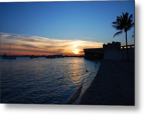  Metal Print featuring the photograph 2- Sunset In Paradise by Joseph Keane