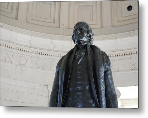 Declaration Of Independence Metal Print featuring the photograph Jefferson Memorial #3 by Kenny Glover