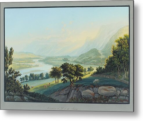 Bleuler Metal Print featuring the painting Nature by Johann Ludwig