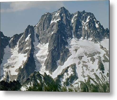 North Face Metal Print featuring the photograph 304630 North Face Mt. Stuart by Ed Cooper Photography