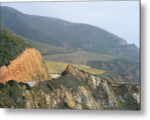 Landscape Metal Print featuring the photograph Big Sur #4 by Marian Jenkins