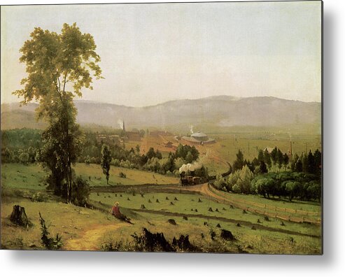 George Inness Metal Print featuring the photograph The Lackawanna Valley #6 by George Inness