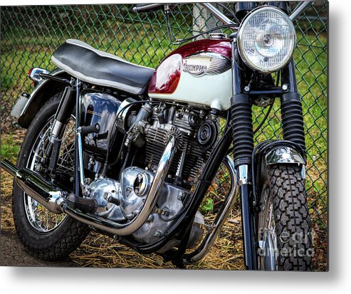1967 Metal Print featuring the photograph 67 Bonneville by Tim Gainey