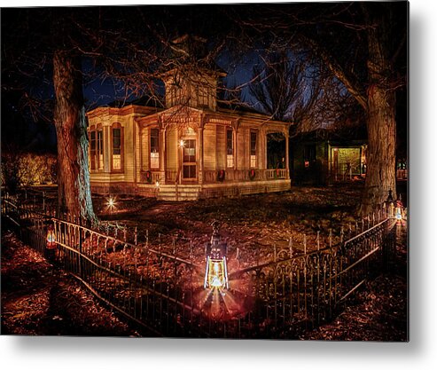 Victorian Metal Print featuring the photograph A Victorian Christmas by Susan Rissi Tregoning