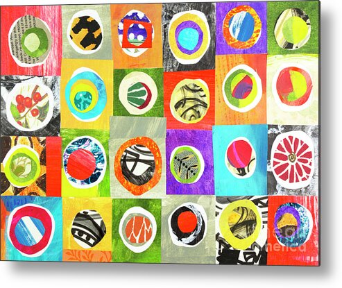 Abacus Metal Print featuring the mixed media Abacus by Elena Nosyreva