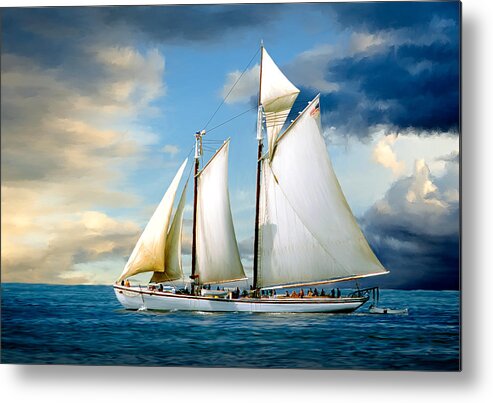 Windjammer Metal Print featuring the photograph Adventure by Fred LeBlanc