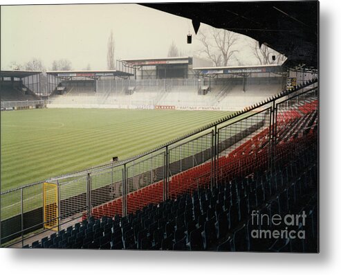 Ajax Metal Print featuring the photograph Ajax Amsterdam - De Meer Stadion - West End Terrace - April 1996 by Legendary Football Grounds