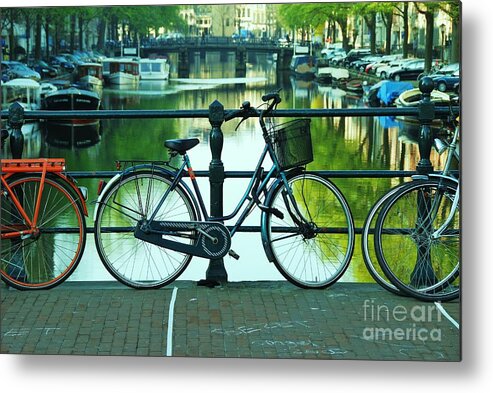 Amsterdam Metal Print featuring the photograph Amsterdam Scene by Allen Beatty