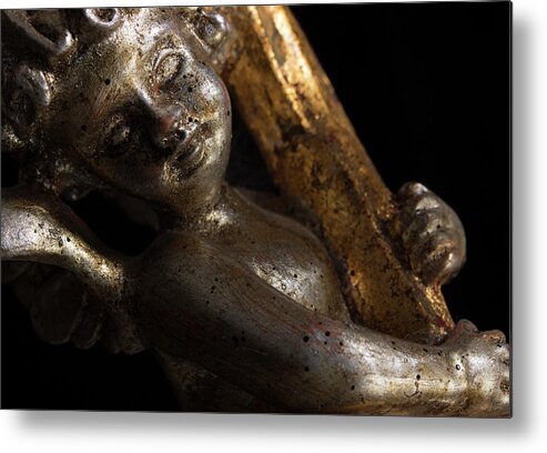 Cherub Metal Print featuring the photograph Angelic by Mike Eingle