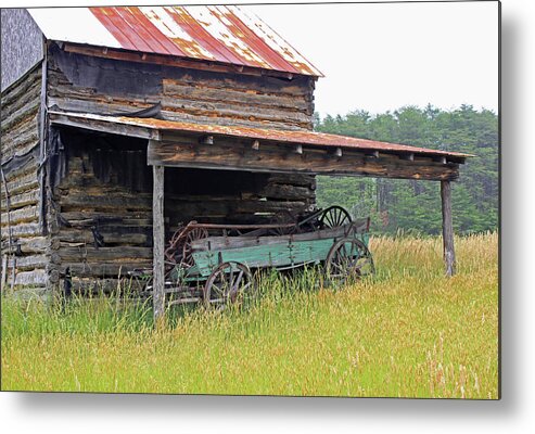 Barn Metal Print featuring the photograph Another Time III by Suzanne Gaff