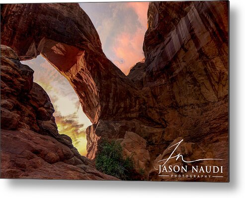  Metal Print featuring the photograph Arches by Jason Naudi