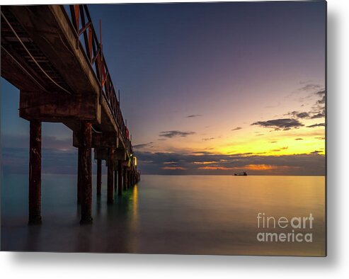  Metal Print featuring the photograph As The Sun Goes by Hugh Walker