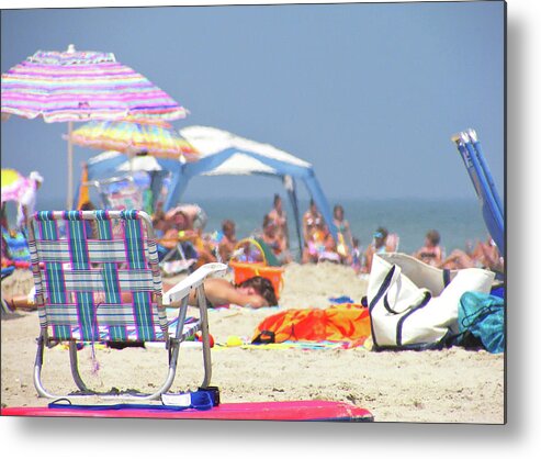 Are Metal Print featuring the photograph At The Beach by JAMART Photography
