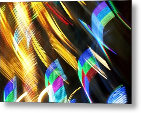 Ferris Metal Print featuring the photograph At the Carnival by Barbara White