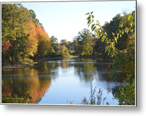 Autumn Metal Print featuring the photograph Autumn Scenery by Sonali Gangane