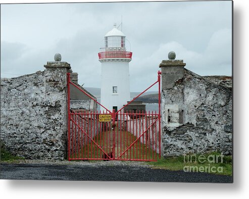 Ballyglass Lighthouse Belmullet Mayo Wildatlanticway Ireland Photography Prints Cards Canvas Nature Pskeltonphoto Metal Print featuring the photograph Ballyglass lighthouse by Peter Skelton