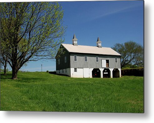 Barn Metal Print featuring the photograph Barn In The Country - Bayonet Farm by Angie Tirado