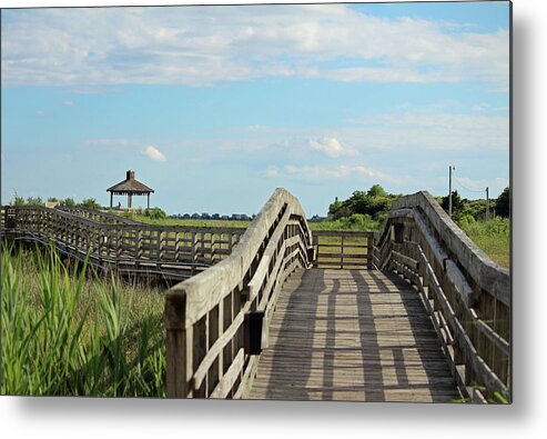 Southport Metal Print featuring the photograph Beauty At The Boardwalk by Cynthia Guinn