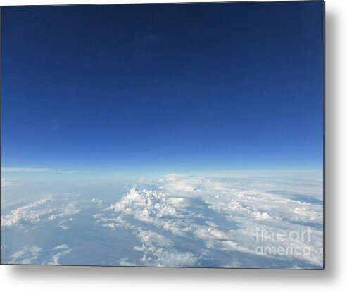 Sky Metal Print featuring the photograph Blue in the Sky by Amalia Suruceanu