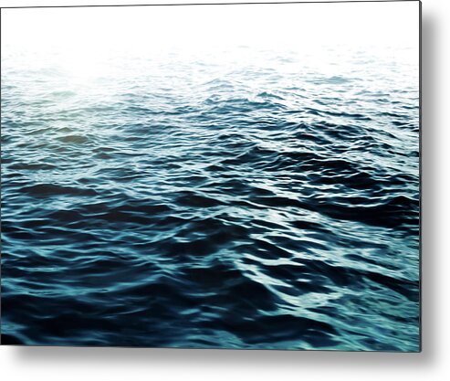 Water Metal Print featuring the photograph Blue Sea by Nicklas Gustafsson