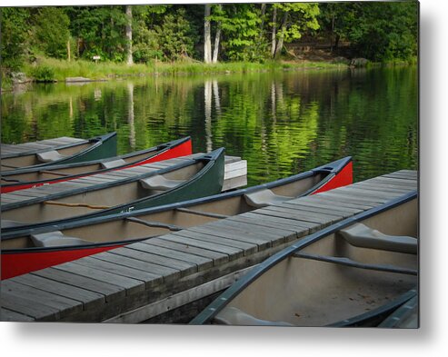 Lake Metal Print featuring the photograph Boats 4 by Joye Ardyn Durham