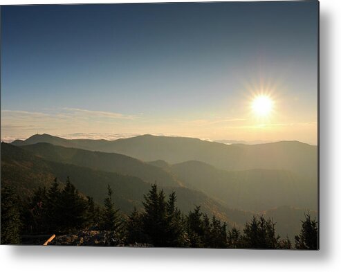 Landscape Metal Print featuring the photograph Boone NC Area Sunset by Doug Ash