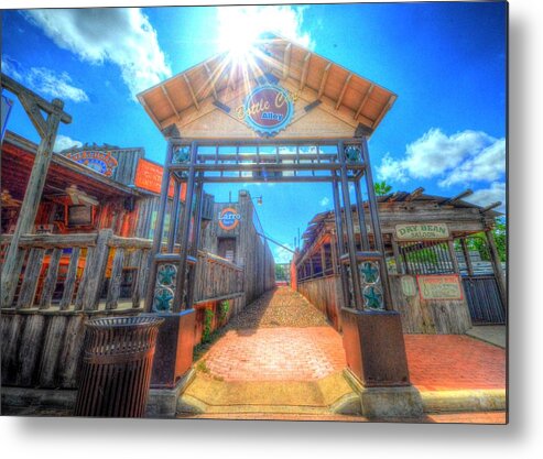 Bottle Cap Alley Metal Print featuring the photograph Bottle Cap Alley by David Morefield